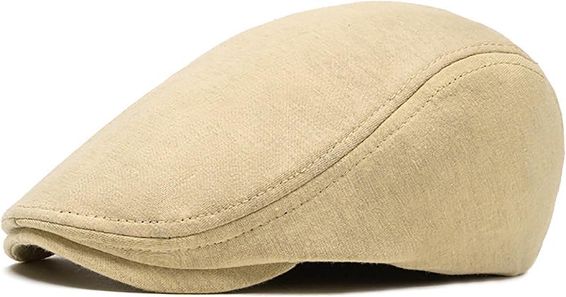 Xinveen Men's Newsboy Hat Adjustable Beret Ivy Cap Irish Cabbie Driving Hunting Hats - Image 1